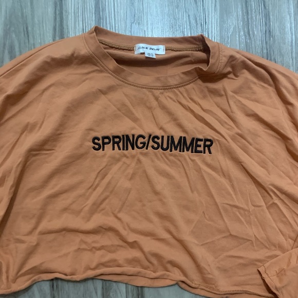 Spring summer auburn crop top - Picture 4 of 4